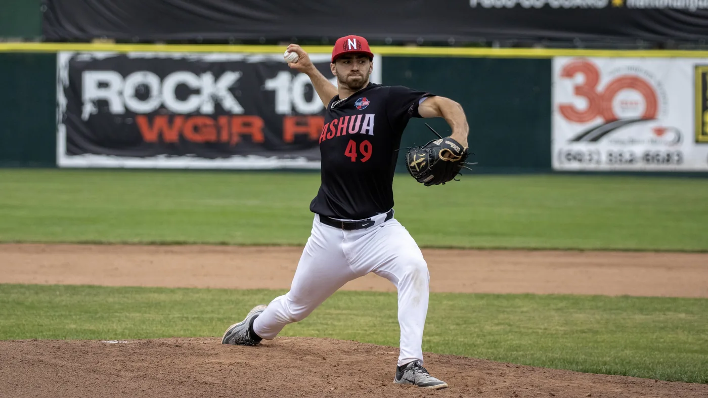 Vantage's founder pitching in a college game