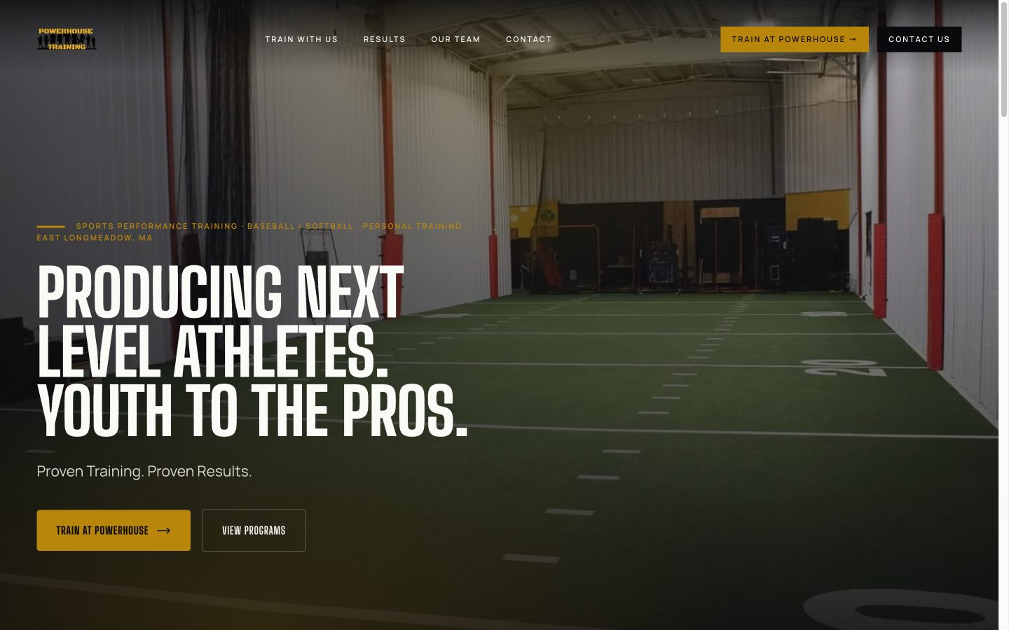 Powerhouse Training website